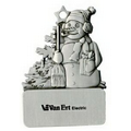 Stock Cast Relief Snowman Ornament